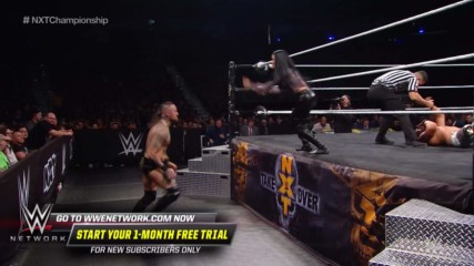 Zelina Vega sends Aleister Black crashing into the steel ring steps: NXT TakeOver: New Orleans (WWE Network Exclusive)