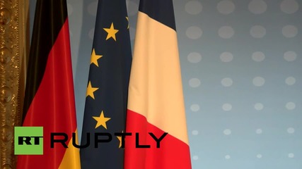 France: Merkel & Hollande give joint presser after Normandy Format talks
