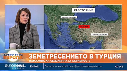 Сеизмолог: Над 100 вторични труса са регистрирани в Турция през нощта
