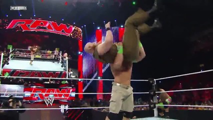 John Cena gets a little help - Wwe Raw Slam of the Week 5/12