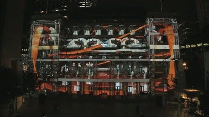 Wheels Secret Race Battle: 3d projection mapping in Sydney 