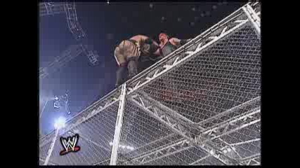 Undertaker Chokeslams Rikishi Off Hell In The Cell Armegedon