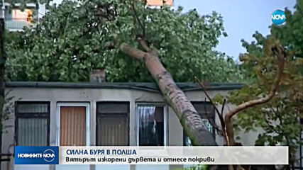 Силна буря връхлетя западната част на Полша