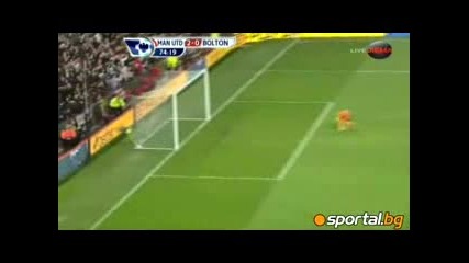 14.1.2012 Манчестър Юнайтед-болтън 3-0 Премиършип