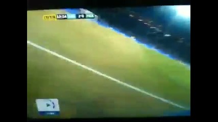 Heinze се ударя в камерата Argentina - Mexico 