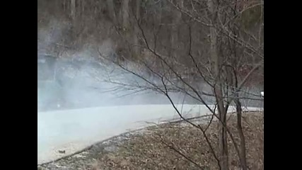 1970 Dmc Cummins Diesel Monte Carlo smokes tires