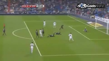 Goal Ozil - Real Madrid 6 - 1 La Coruna (03/10/10)