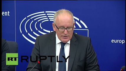 France: EU Commissioner Timmermans reacts to Facebook "safe harbour" ruling
