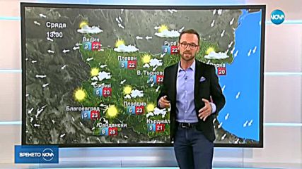 Прогноза за времето (10.10.2018 - обедна емисия)