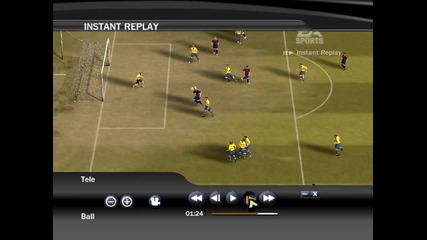 гол на Роналдиньо (fifa 07)