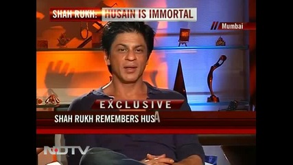 Shah Rukh remembers Mf Husain