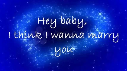 Bruno Mars - Marry You Lyrics 