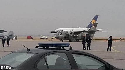 Airbus A380 каца на Летище София - Sofia Airport (lbsf) Landing