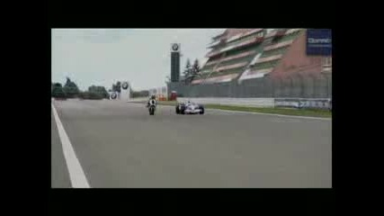 Corser testing Bmw F1 Sabuer vs Heidfeld testing S 1000 Rr 1 