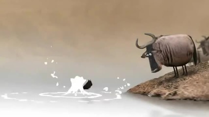 Забавна анимация с животни за живота в Африка