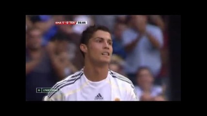 Кристиано Роналдо срещу Тенерифе сезон~2010 [hd]