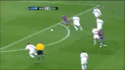 17.03.2010 Barcelona - Stuttgart Goal on 2:0 Pedro 