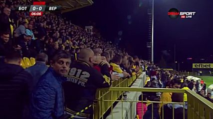 Агитката на Ботев с подкрепа към феновете на Спартак Варна