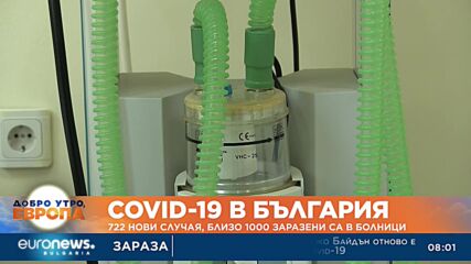 722 са новите случаи на COVID-19 за денонощието