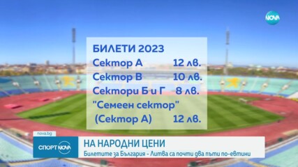 Билетите за България - Литва са почти два пъти по-евтини