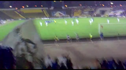 Вижте как излеждаше Сектор Б на мача Левски - Айк 2:1 (стадион Георги Аспарухов) 