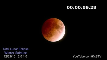 Пълно лунно затъмнение 21.12.10г. Високо качество ! 