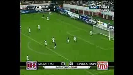 Milan 0:1 Sevilla Чудесен Автогол На Гатусо