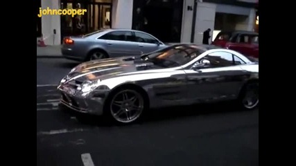 Това Не Се Вижда Всеки Ден - Хромирани Bugatti и Brabus Slr на Едно Място 