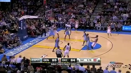 Oklahoma City Thunder vs Denver Nuggets 114 - 106 [25.12.2010]