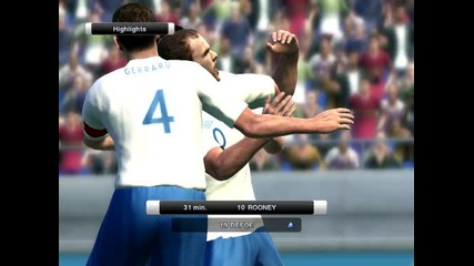 England 1-0 Argentina - Rooney