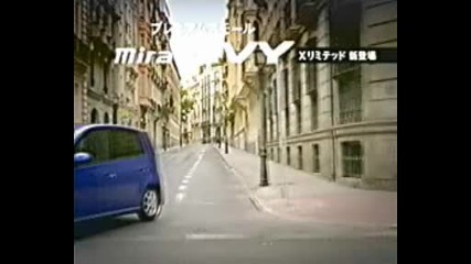 *реклама* Victoria Beckham - Daihatsu Mira Avi 