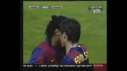 Ronaldinho Last Goal for Barca