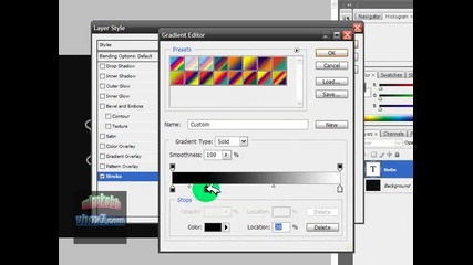 Неонов текст с Photoshop 