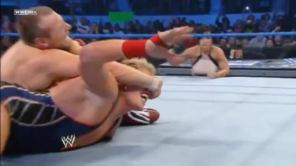 Daniel Bryan reverses the ankle lock into the lebell lock wwe smackdown 23 12 11
