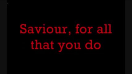 Black Veil Brides - Saviour Lyrics On Screen