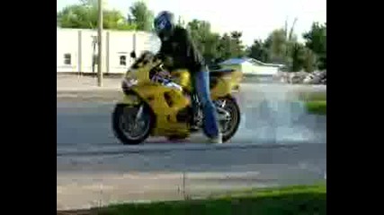 Honda Cbr 900 Rr Burnout