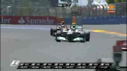 Formula 1 Valencia Grand Prix 2011 Bg Audio Part 2 of 2