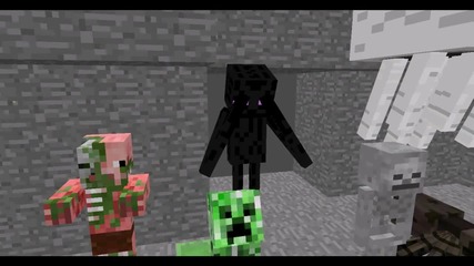 Monster School Combat - Minecraft Animation