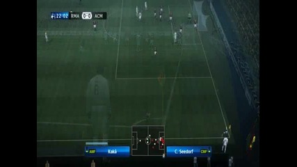 Pro Evolution Soccer 2010 Gameplay pc Real Madrid vs Ac Milan