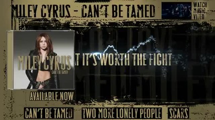 Miley Cyrus - My Heart Beats For Love + Lyrics