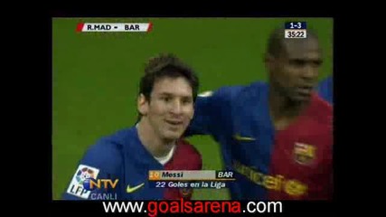 02 - 05 - 2009 - Real Madrid 2 - 6 Barcelona - Страхотен Гол На Лео Меси