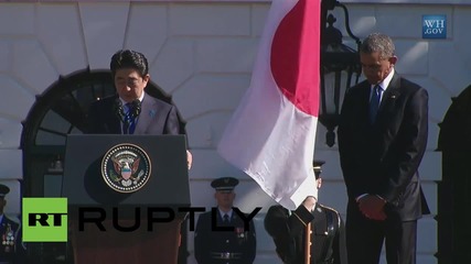 USA: Obama welcomes Japan's Abe to White House, thanks him for emojis