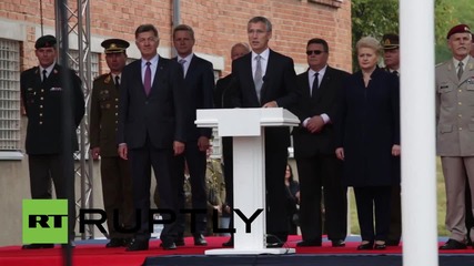 Lithuania: NATO's Stoltenberg opens new HQ in Vilnius