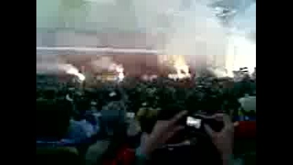 Левски - Цска 02.12.2007г. - Красиви Факли