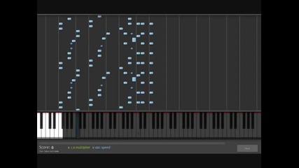 Circus galop on Synthesia 