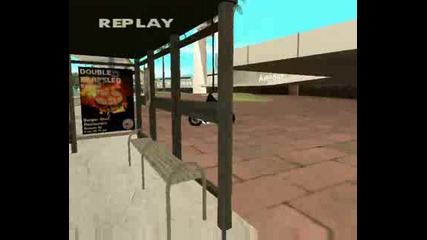 Gta Sa - The Imposible Nrg500 Stunt with no handling or hacks(no haks no hensling)