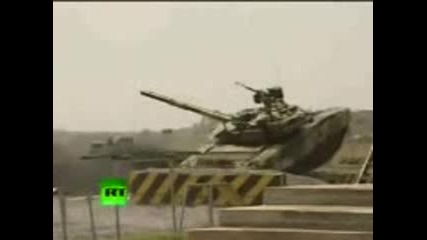 Stunning T-90 Flying Tanks performance