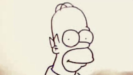 Рисуване на Homer Simpson подробно hq 