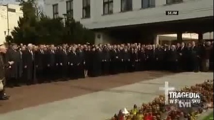 Death in Smolensk. Two minutes of silence for the victims of tragedy 