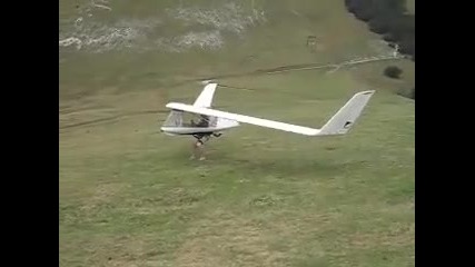 Самолет задвижван само с крака
